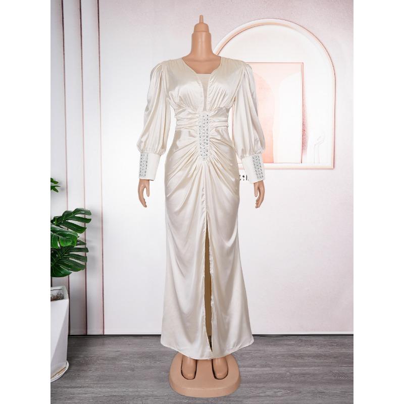 Плюс Размер Женская Мода Элегантный Новый Макси Платье