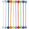 Cable Ties - 10 Pieces - Reusable Silicone - Multi-Coloured - 19 Cm Length