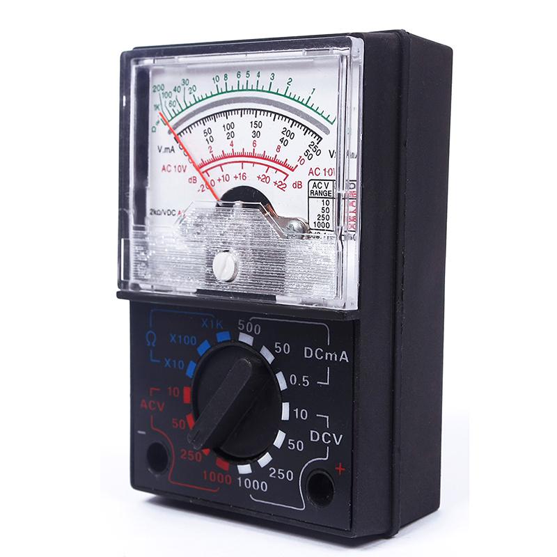 Электрический AC/DC ом вольтметр амперметр мультиметр мультитестер MF-110A