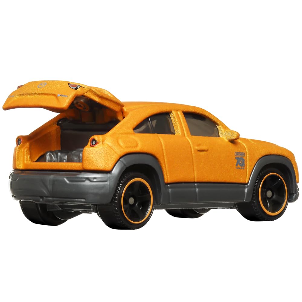 Matchbox Moving Parts 70 Years Special Edition Diecast Vehicle HMV12 Inspired by Mazda MX 2021 Orange and Black - ~ ~ 4/5