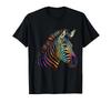 Zebra Colourful - Art Animal Zoo Animal Lovers Zebra T-Shirt