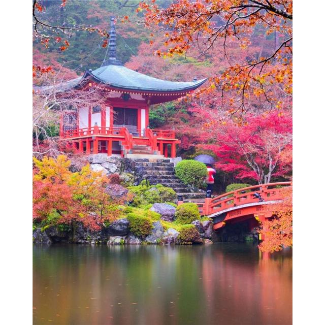 40x50 см краска по номерам розовое дерево пейзаж DIY картина по номерам вишни ручная роспись уникальный подарок домашний декор