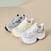 Папины кроссовки женские весна и лето новая модная сетчатая обувь повседневная спортивная обувь универсальная на толстой подошве с внутренней платформой женская обувь