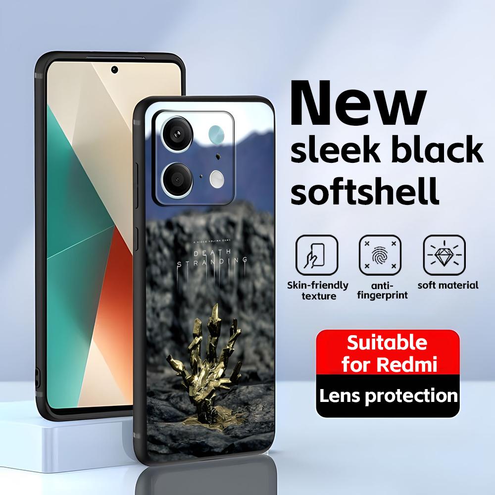 Горячая игра D-Death S-Stranding Чехол для телефона Для Redmi Note 14 13 12 11 Pro Plus S 5G 14C A3 Мягкий черный чехол для телефона