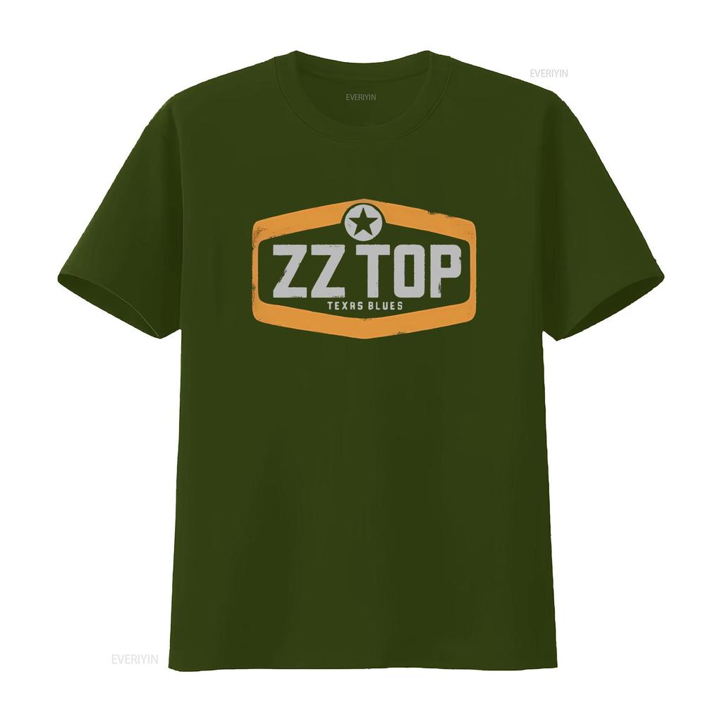 Cotton T Shirt ZZ Top Texas Blues True Texans Billy Gibbons Dusty Hill Print vintage Washed Unisex Casual designer clothes