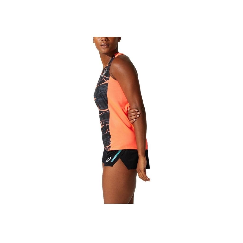 Asics Gradient Breathable Comfortable Fitness Sleeveless Tank Top Women Tops Orange 2092A269-705