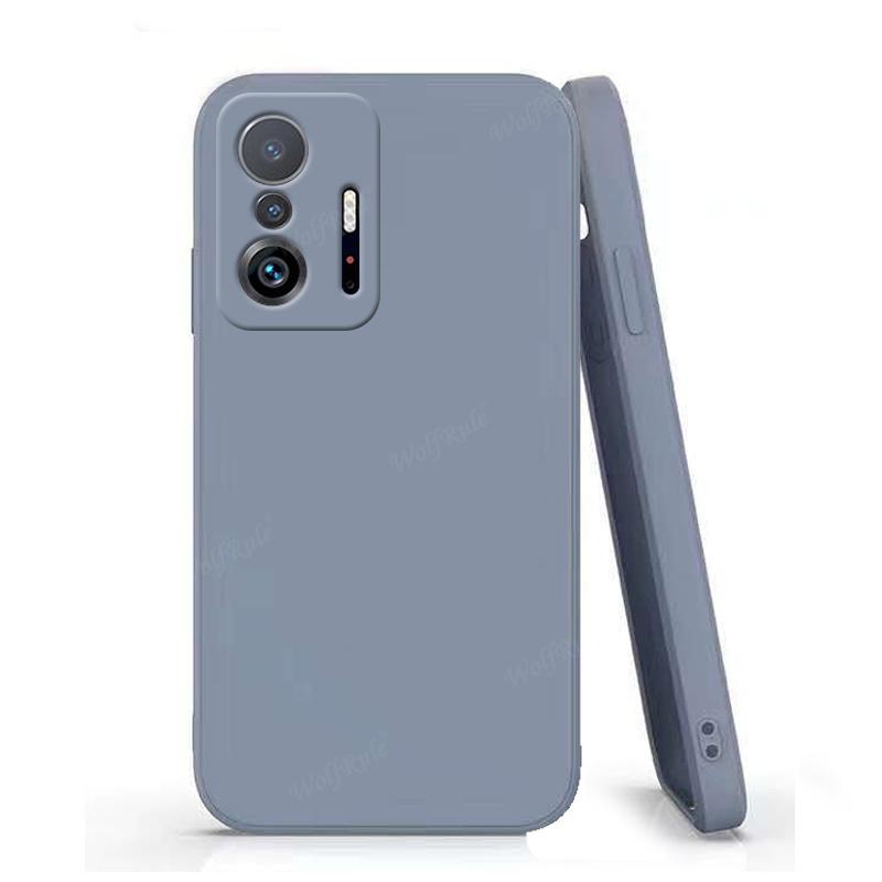 Для чехла Xiaomi Mi 11T Pro Чехол для Mi 11T Pro Capas Ударопрочный силиконовый жидкий бампер задний мягкий чехол TPU для Mi 11T Pro Fundas