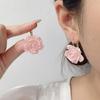 Серьги-гвоздики из смоляных цветов, женские украшения для отпуска, модные серьги в виде роз для женщин/девушек
