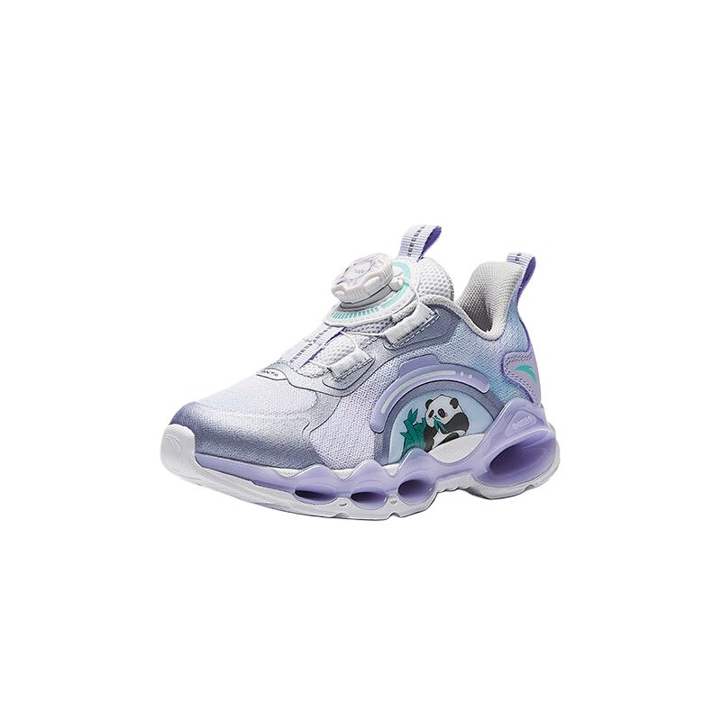 Anta Kids Energy Ring 10.0 Fashion Comfortable Physical Test Non-Slip Wear-Resistant Low-Top Running Shoes Kids Running Shoes Purple 322449901-2