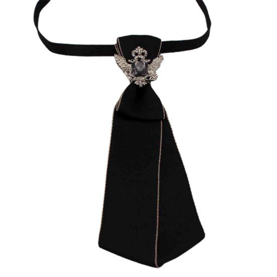 Стильный школьный галстук для мальчиков, одежда без завязок, изысканный моющийся воротник