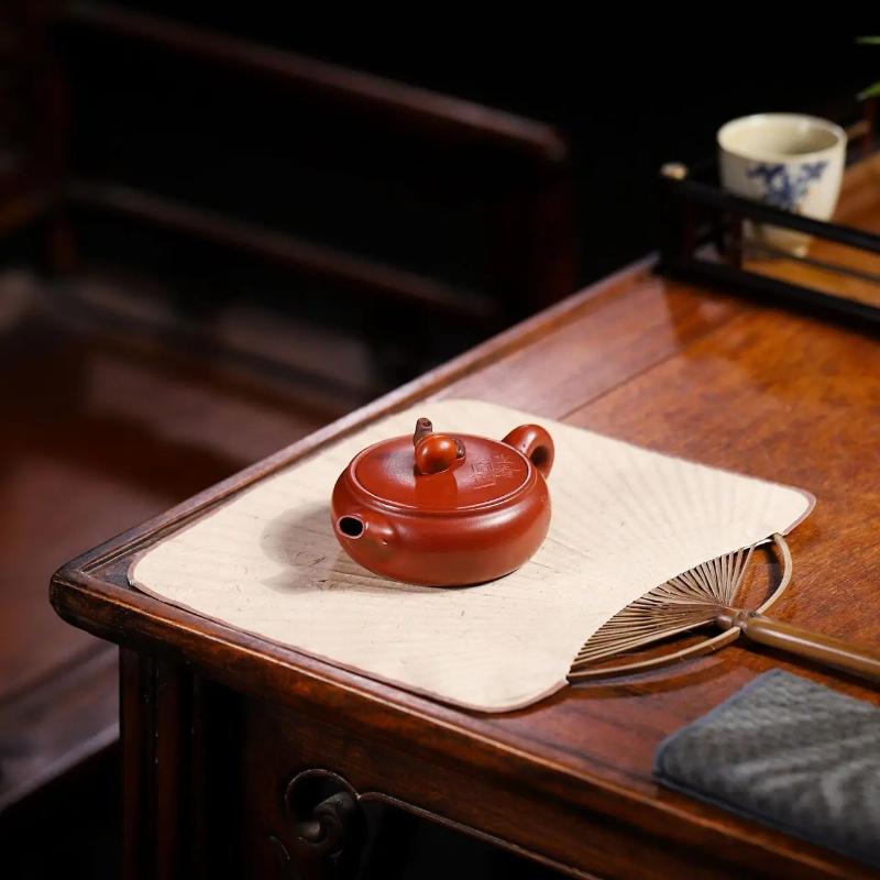 90 мл Знаменитый чайник из фиолетовой глины Исин небольшой емкости, чайник ручной работы из сырой руды Дахунпао, китайский чайный сервиз Цзыша, чайная утварь