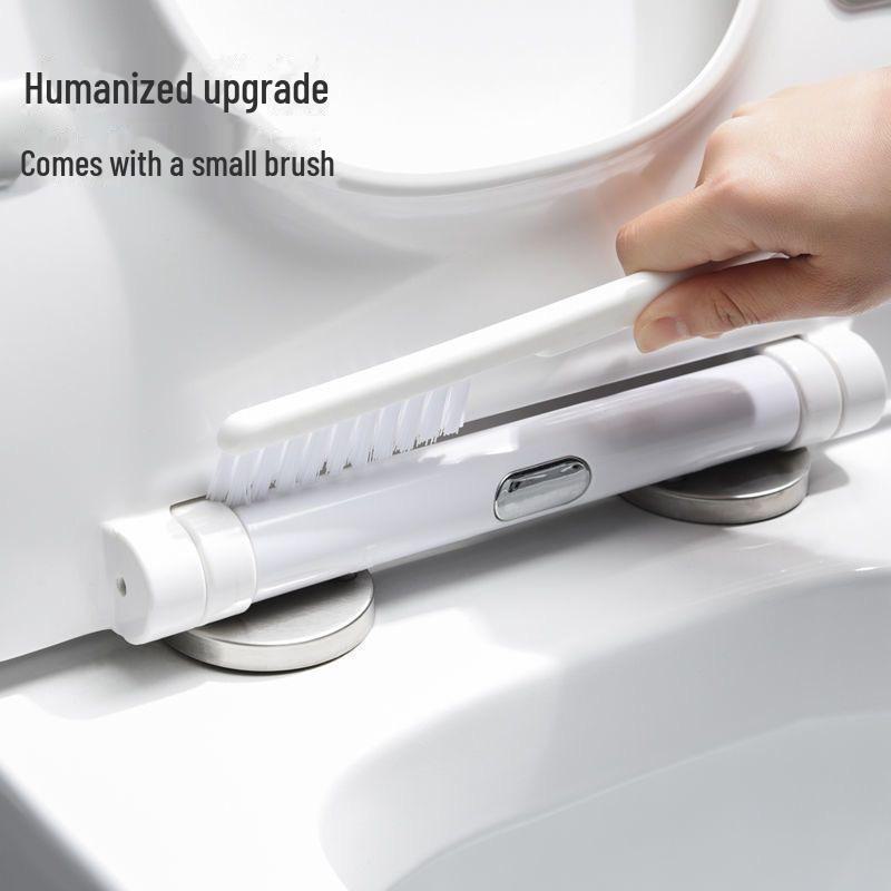 Силиконовый настенный набор для чистки туалета — без мертвых углов, без проколов, с длинной ручкой