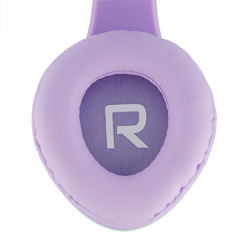 PowerLocus KIDS TealPurple cat wireless BLUETOOTH headphones