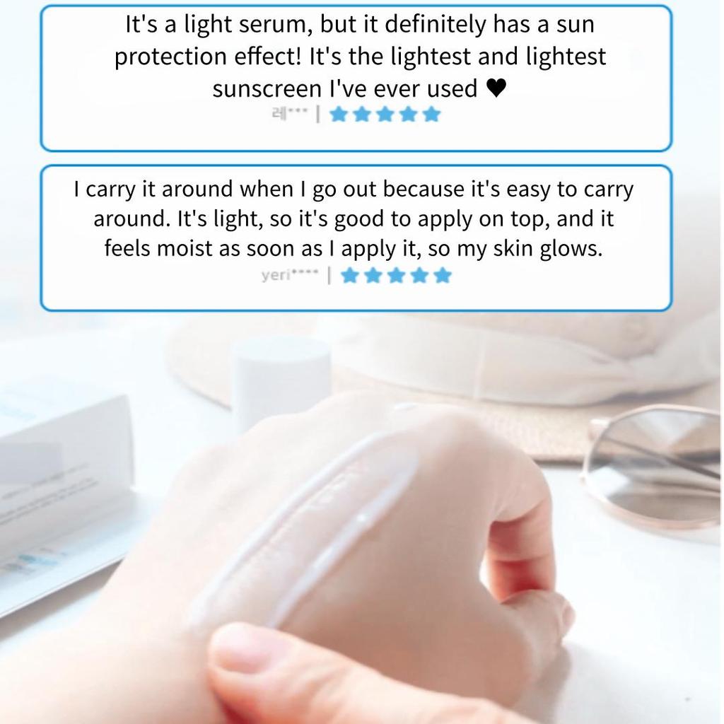 [3W CLINIC] ПРЕМИУМ ВЕГАНСКАЯ ИНТЕНСИВНАЯ ЛЕГКАЯ СОЛНЦЕЗАЩИТНАЯ СЫВОРОТКА 50 мл SPF50+/PA+++