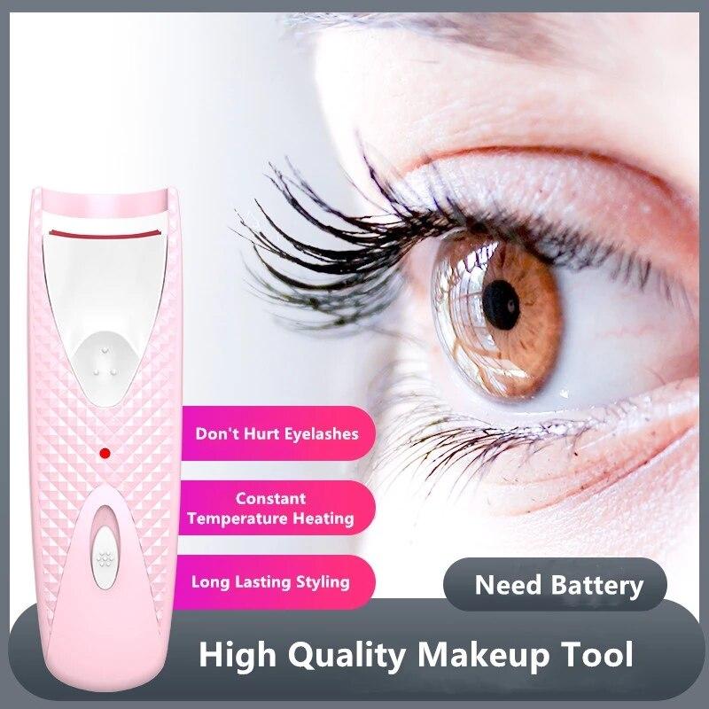 1 Pcs Electric Eyelash Curler Long Time Curling Eyelash Curling Lift Portable Eyelash Clip Tweezers Makeup Tool WBL