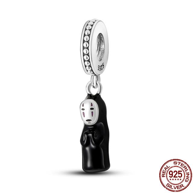 Стерлингового Серебра 925 пробы, милые животные, цифровая подвеска-подвеска, подходит для оригинального модного браслета-подвески для женщин, DIY модное изготовление ювелирных изделий