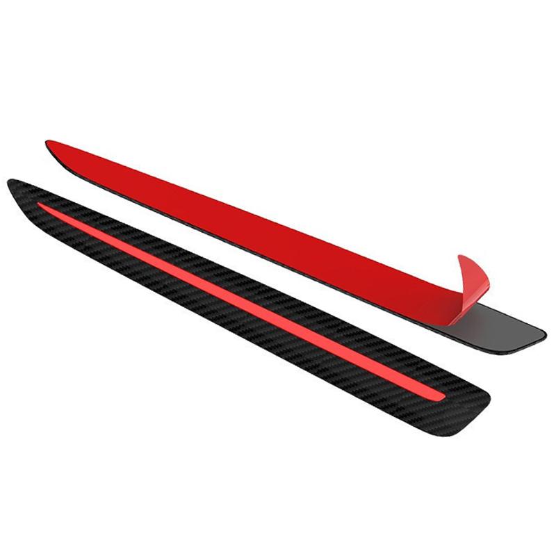 2 шт., защитная полоса для автомобильного бампера, защита углов, защита от царапин, лезвие для предотвращения столкновений, автоаксессуары