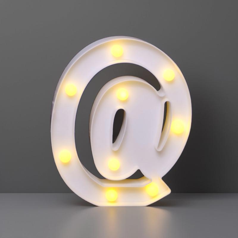 22 см светодиодные буквы и цифры для мероприятий - Идеально для дней рождения и предложений.