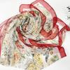 Breathable Silk Scarf Sun-Resistant Bandana Portable Long Wraps  for Women