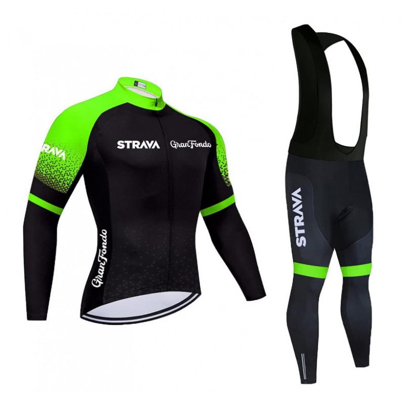 Men Women Cycling Jersey Set Long Sleeve Thermal Fleece Winter Bike Riding Outfit Road
