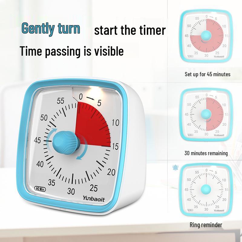 Kids' Visual Timer & Alarm Clock for Self-Discipline and Study