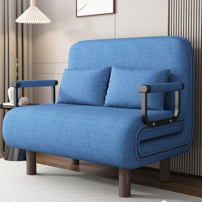 Compact Folding Sofa Bed for Small Apartments - Dual-Use Economy Single/Double Lazy Sofa
