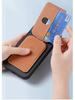 iPhone 17 Magnetic Bracket Magsafe Rotating Mirror Stand with Card Holder
