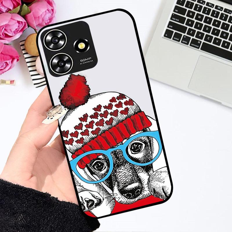 Cases For ZTE Blade V50 Smart Cute Astronaut Fashion Shockproof Soft Bumper For ZTE V50 Design 4G Coque For ZTE Axon 50 Lite