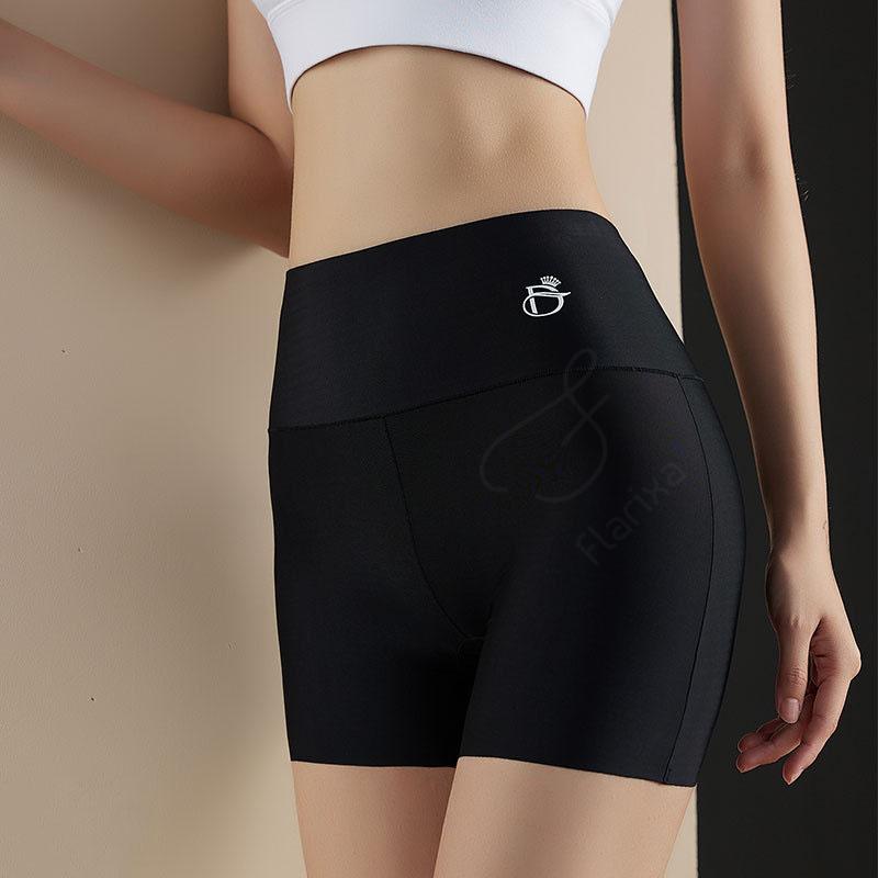 Мода Ice Silk Высокая талия Женские бесшовные шорты Защитные брюки Живот Бедра Похудение Спортивные боксерские шорты Формирование жира Живот Женские трусики
