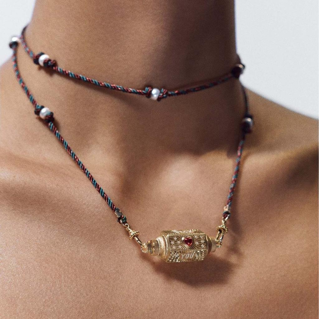 Ожерелье Таро ко Дню святого Валентина, особый интересный дизайн, подвеска XINGX Eye, позолоченная, сохранение цвета