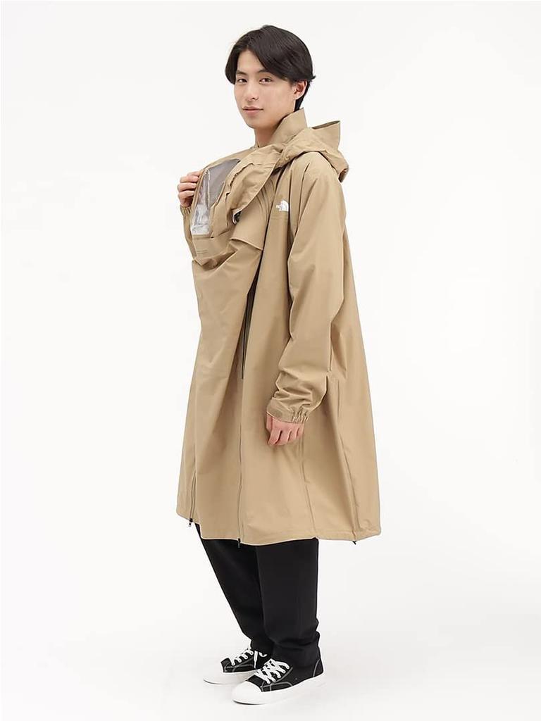 North Maternity Picka Pack Baby Cover L [The Face] Дождевик, унисекс, водонепроницаемый, дышащий, Connection, черный,