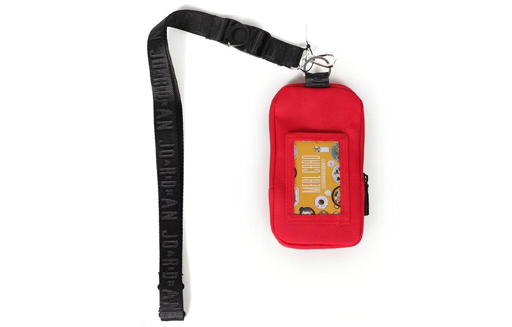 Jordan Polyester Cell Phone Pouch, Crossbody Bag, Fanny Pack, Card Holder Regular Unisex Red DA5068-687