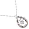 4℃ Teardrop Necklace 2018 Christmas Limited K10 White Gold 1.2g Women Used