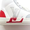 Pristine LOUIS VUITTON High cut sneakers Charlie line White red leather Women 36 Used