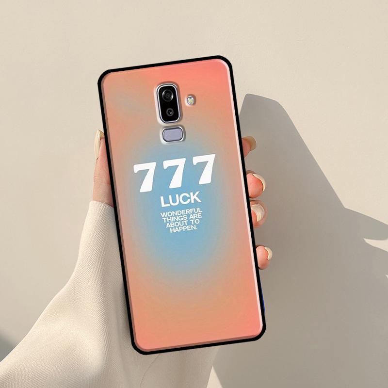 Чехол с ангельскими цифрами для Samsung Galaxy J7 2016 A3 A5 J1 J3 J5 2017 A6 A7 A8 A9 J8 2018 J4 J6 Plus