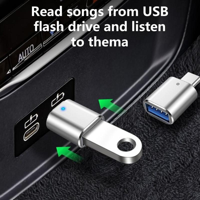 2 шт. USB C на USB Адаптер USB OTG Конвертер Совместимый для Type C Смартфонов Бесшовное Подключение С Различными Устройствами