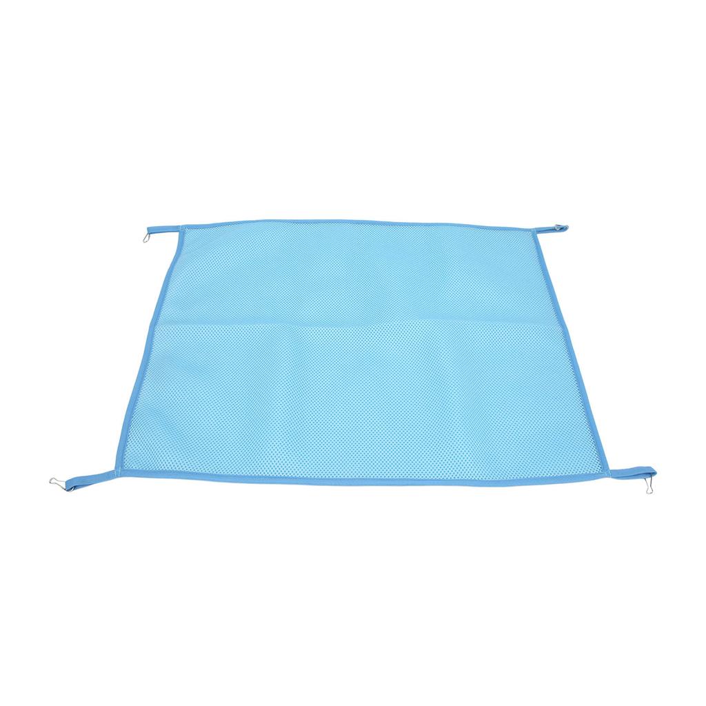 Гамак для клетки питомца Дышащий Прохладный Подвесной Летний Сетчатый Кроватка для Кошки Морской Свинки Хомяка Синий 39x48см