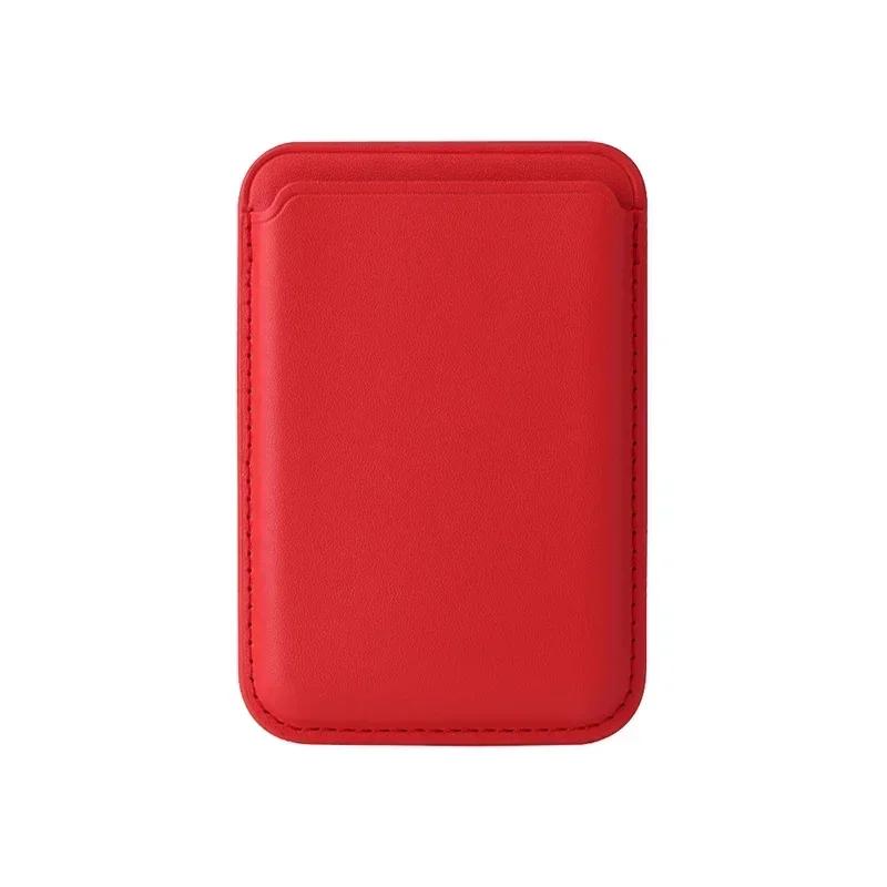 Для Magsafe Магнитный кожаный кошелек-чехол Для iPhone 18 17 16 15 Mac Safe Держатель для карт Сумка для телефона Для Samsung S26 Ultra Аксессуары