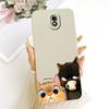 Clear For Samsung J7 Pro J730G Cover For Samsung Galaxy J7 2017 Case J730F Cute Cat Fashion Butterfly Funny Painted Casing