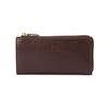 Long Wallet Unisex Cowhide Leather Long Wallet Dark Brown Brown [IL BISONTE] Women's Men's 54_1_54162304540