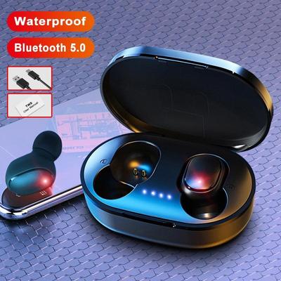 TWS Беспроводные Bluetooth наушники с шумоподавлением и зарядным устройством Спортивные игровые наушники для Redmi iphone Air гарнитура
