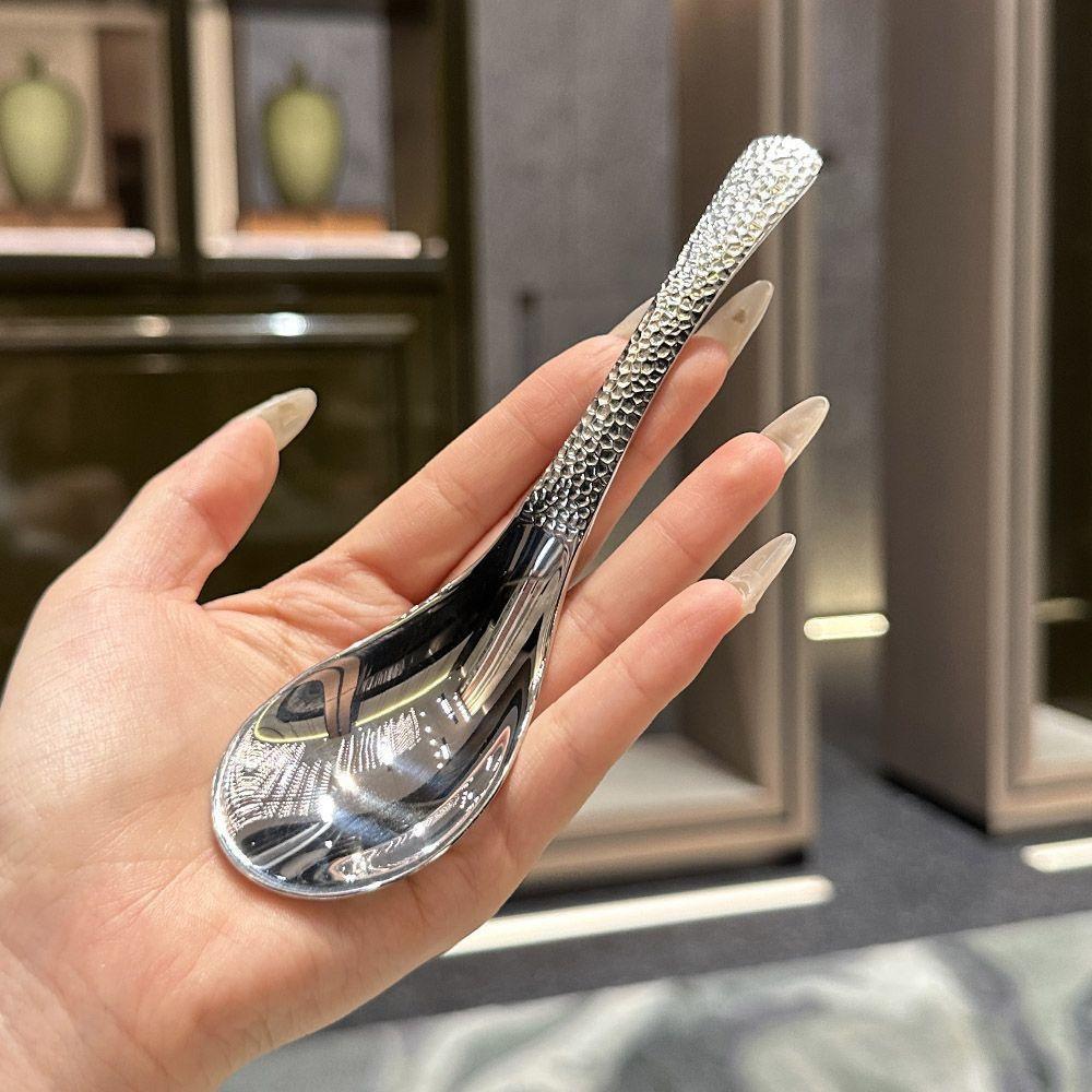 Stainless Steel Deepen Spoon Mirror Polished Tablespoon Good-looking Soup Spoon