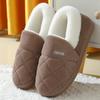 Corduroy Slippers New Winter Cotton Home Couple Antimoisture Slippery Thick Bottom Cotton Shoes