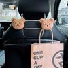 Goodipudi Car Large Bear Hook, Brown, 2 pieces,Korean Car Acc