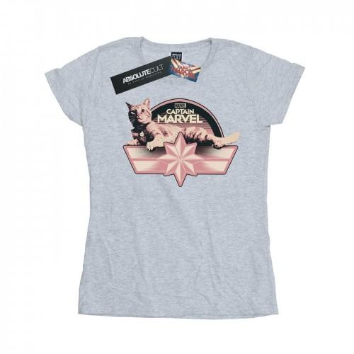 Marvel Womens/Ladies Captain Marvel Chillin Goose Cotton T-Shirt