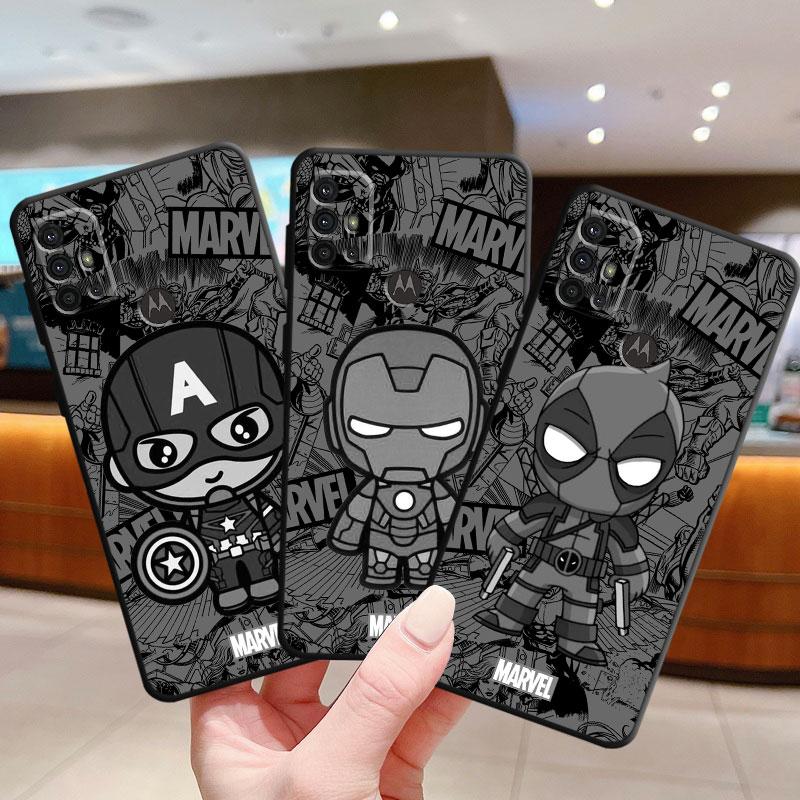 Чехол-обложка Marvel Groot Spiderman для Motorola Moto G200 5G Edge 20 Pro Edge 30 Neo One Fusion Plus Edge 40 Pro G9 Plus