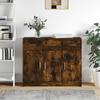 VidaXL Buffet Smoked Oak 91x28x75 Cm Engineered Wood 823013
