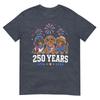 Dachshund 250 Anniversary Usa 250th Dachshund 4th Of July TShirt