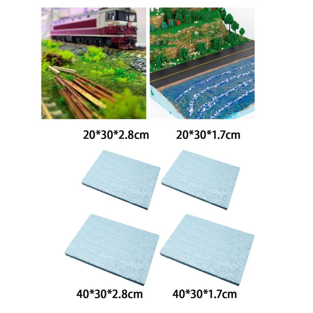 Diorama Base Craft Board Foam DIY Scenery Architecture Model Art Projects Rectangular Blocks