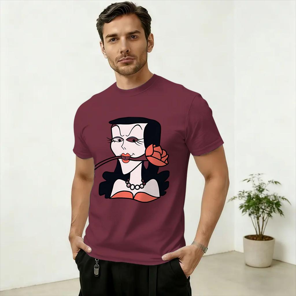 Vintage T Shirt Summer Kurt Cobain Novelty T-Shirts 100% Cotton Tshirt for Unisex's Awesome Big Size Short Sleeve Tees
